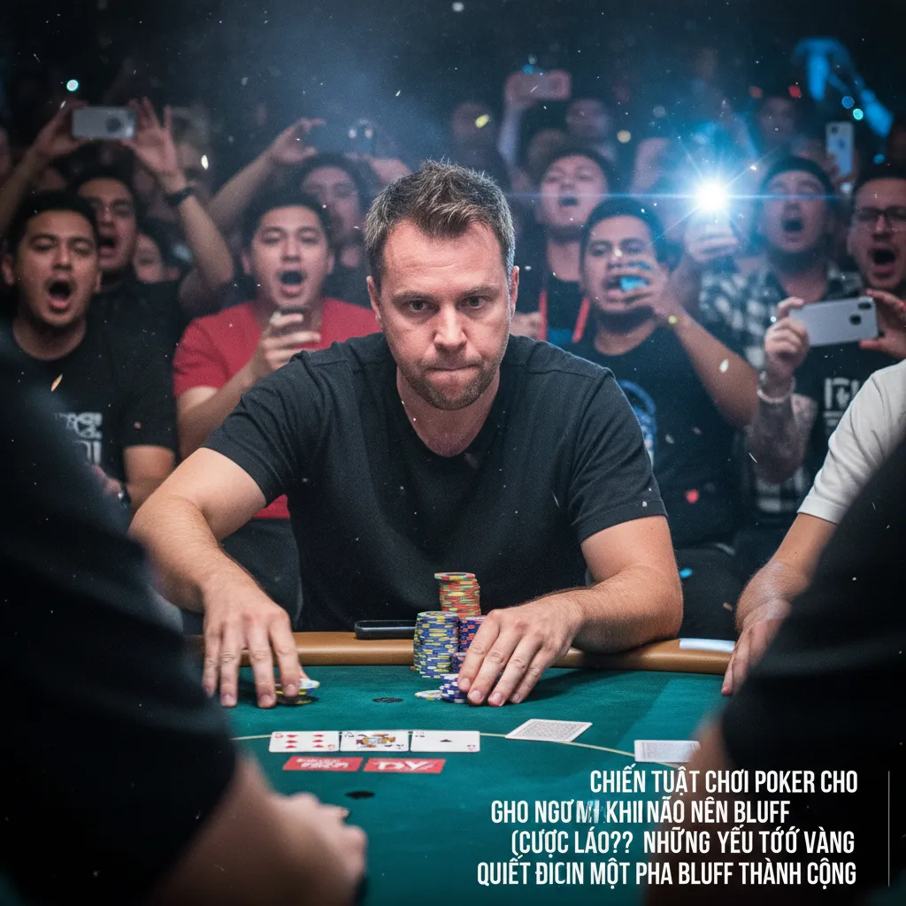 Kịch bản C-bet bluff trong Poker