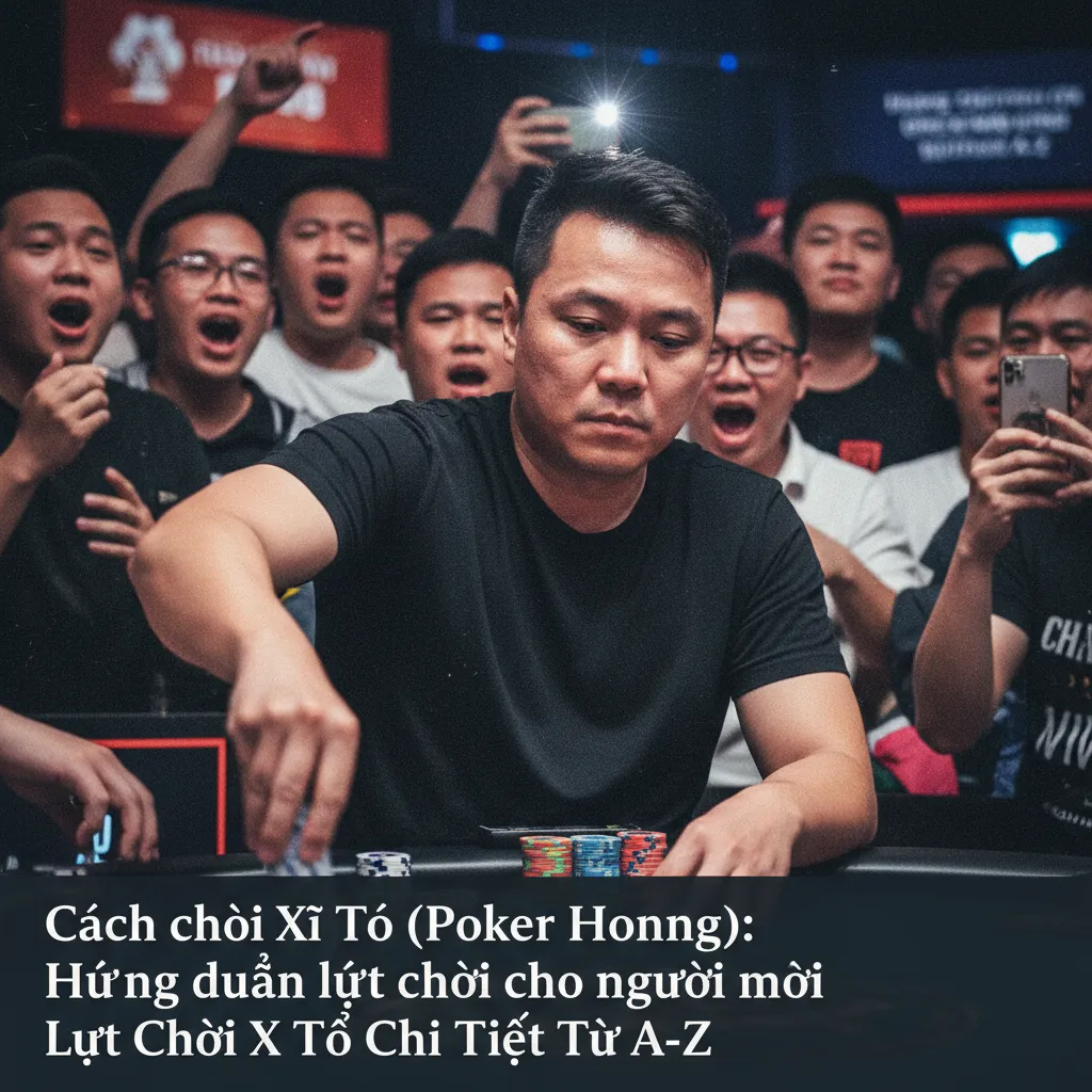 Các quân bài Át và chip cược trong Xì Tố