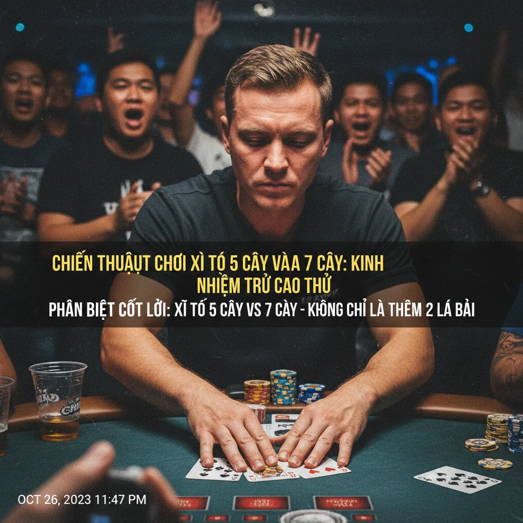 Phân biệt cốt lõi: Xì Tố 5 cây vs 7 cây - Không chỉ là thêm 2 lá bài