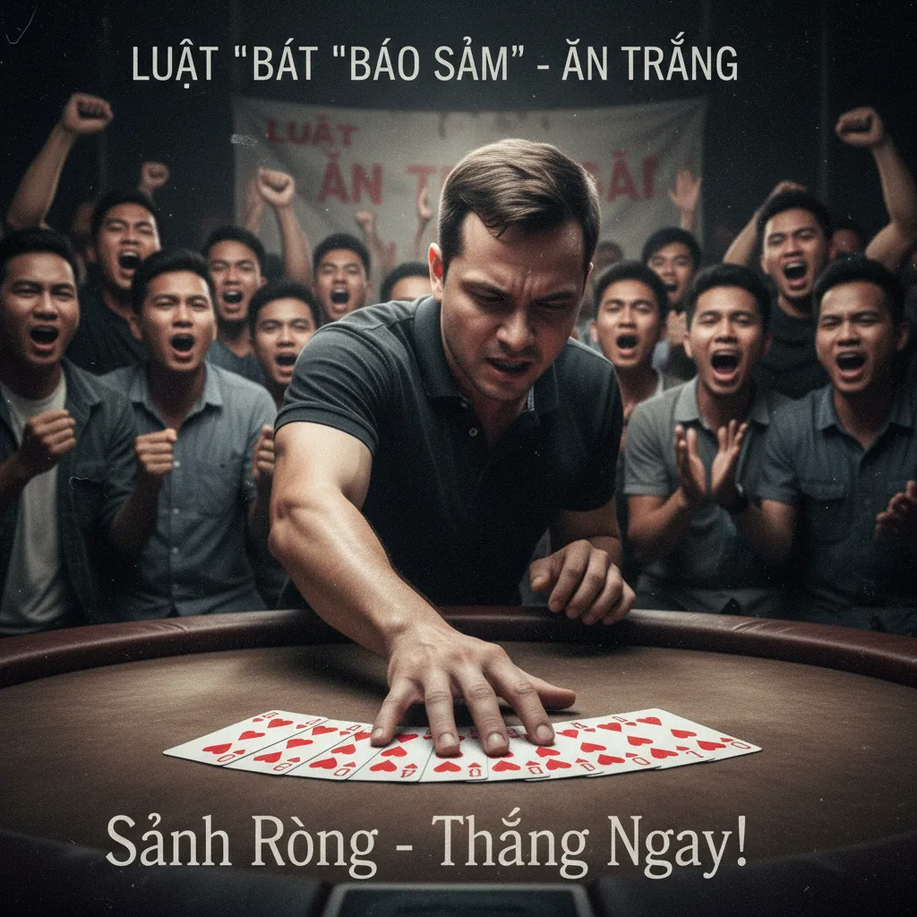 Một bộ bài Tứ Quý 2 trong Sâm Lốc, một trường hợp ăn trắng quyền lực.